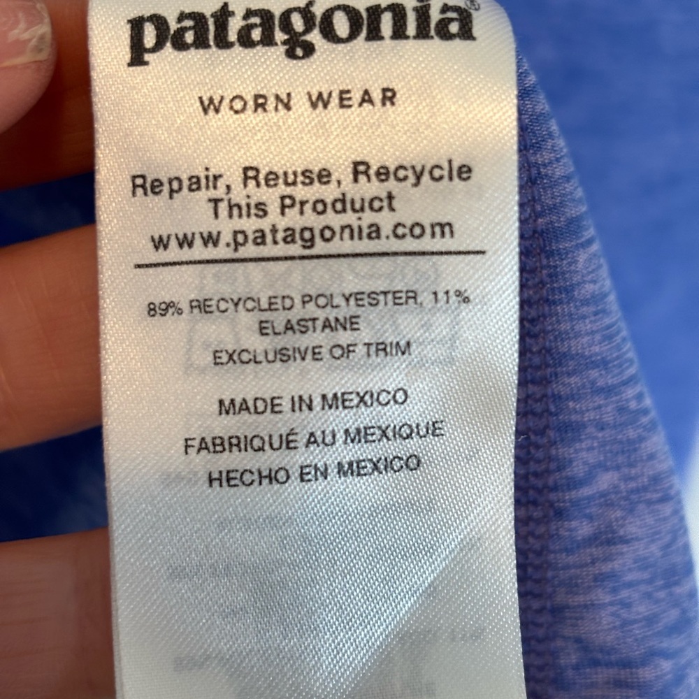 Patagonia Heathered Blue Double-Strap Tank - Picture 5 of 5